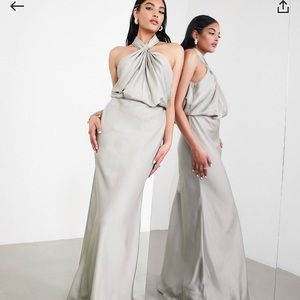ASOS Edition Satin Maxi Dress